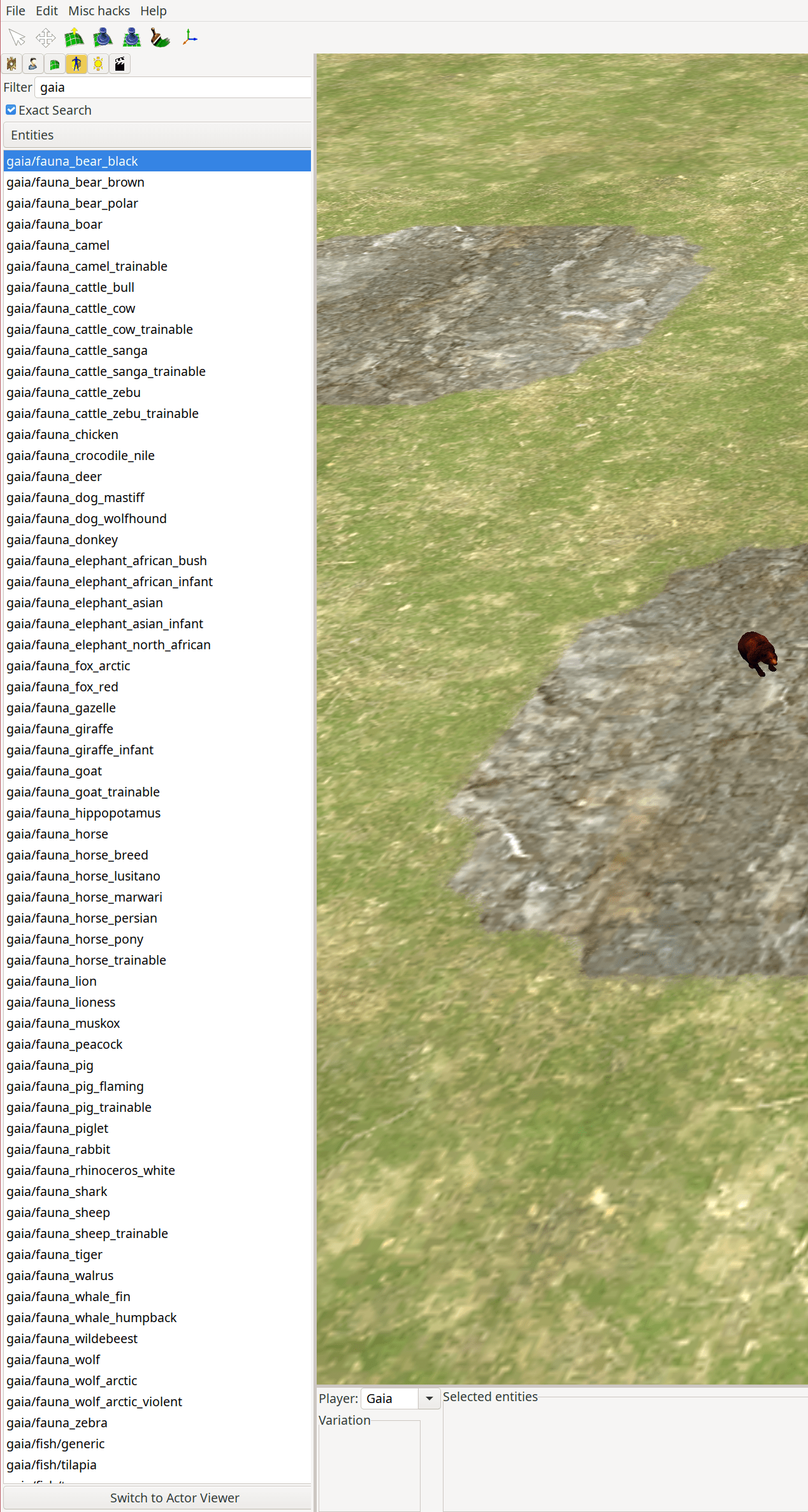 Figure 9. Opening Atlas, the Scenario Editor